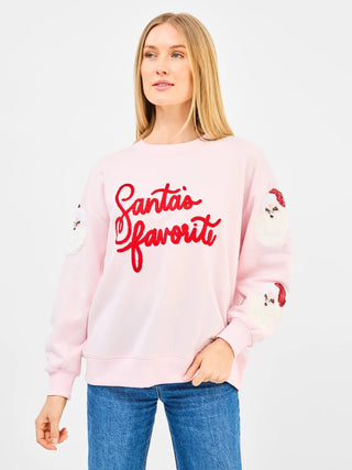 Santa's Favorite Sweatshirt - Boutique Bella Bellasweatshirt