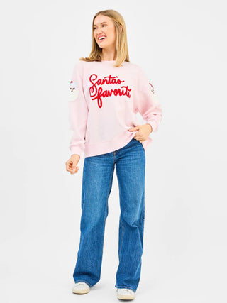Santa's Favorite Sweatshirt - Boutique Bella Bellasweatshirt