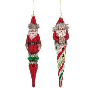 Santa’s Frosted Elegance Ornament - Boutique Bella BellaOrnament