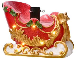 Santa’s Grand Holiday Sleigh Tree Holder - Boutique Bella BellaChristmas Decor