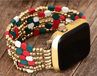 Santa's Joy Festive Stretch Apple Watch Strap - Boutique Bella BellaApple Watch Band