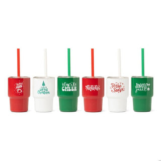 Santa's Lil' Sipper Mini Tumbler - Boutique Bella BellaShotglass