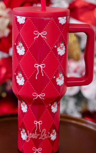 Santa's Signature Bow Tumbler - Boutique Bella BellaTumbler