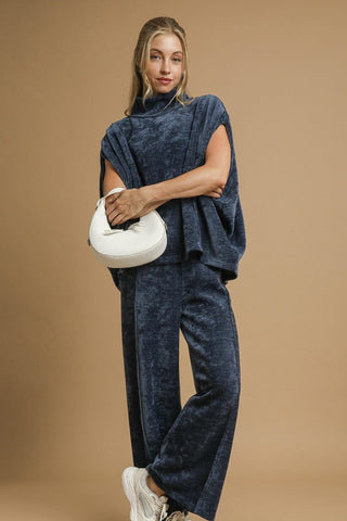 Sapphire Snug Poncho Top - Boutique Bella Bellatop