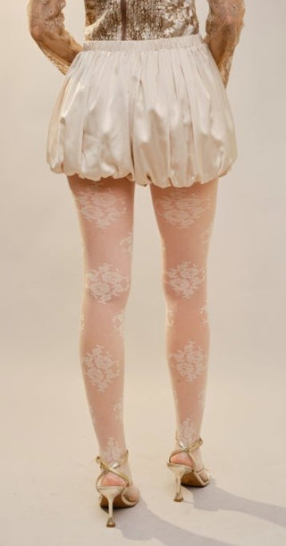 Satin Cloud Mini Shorts - Sand - Boutique Bella BellaShorts