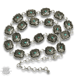 Scalloped western concho link belt - Boutique Bella BellaBelts