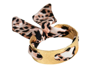 Scarf Cuff Bracelet - Leopard - Boutique Bella BellaBracelets