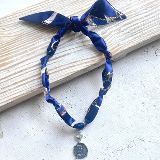 Scarf necklace charms pendant - Boutique Bella BellaNecklace