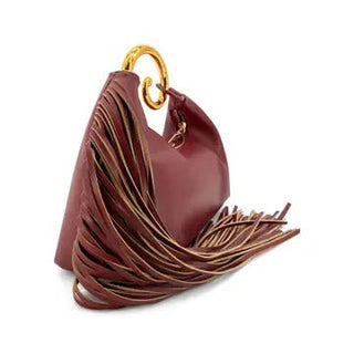 Scarlet Swirl Fringe Hobo Like Dreams - Boutique Bella BellaAccessories