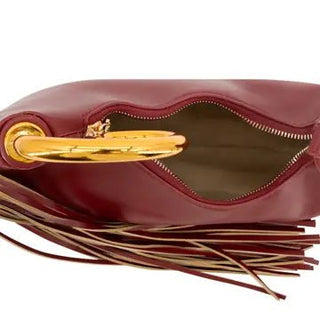 Scarlet Swirl Fringe Hobo Like Dreams - Boutique Bella BellaAccessories