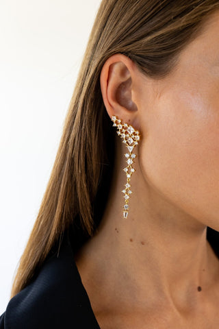 Scarlett CZ Drop Earring - Boutique Bella BellaEarring