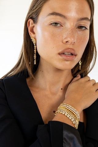 Scarlett CZ Drop Earring - Boutique Bella BellaEarring