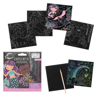Scratch Art Kit - Mermaid - Boutique Bella BellaCraft Kit