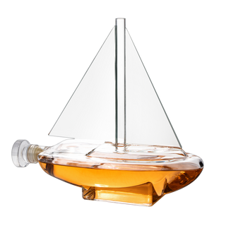 Sailboat Whiskey Wine Decanter Ship Ship Decanter Set 750ML Drink Dispenser For Wine