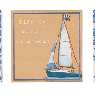 Sea Cocktail Napkins - Assorted - Boutique Bella BellaNapkins