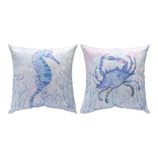 Sea Creatures With Crab Climaweave Pillow - Boutique Bella BellaThrow Pillow