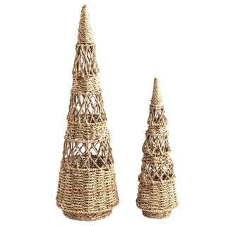 Seagrass Woven Tree - Assorted Sizes - Boutique Bella BellaChristmas Decor