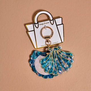 Seashell Mini Mirror Bag Charm - Boutique Bella BellaBag Charms