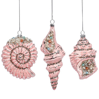 Seashell Ornament - Pink - Boutique Bella BellaOrnaments