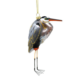 Seaside Elegance Blue Heron Ornament - Boutique Bella Bella