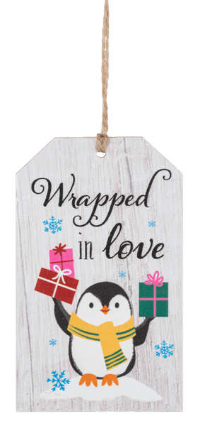 Season's Greeting Tag Ornaments - Boutique Bella BellaOrnament