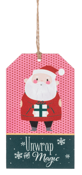 Season's Greeting Tag Ornaments - Boutique Bella BellaOrnament