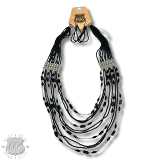 Seed bead multi-strand necklace set - Boutique Bella BellaJewelry Set