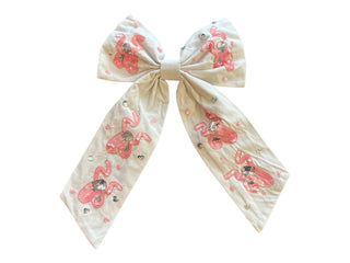 Sequin Bow - Ballet Shoes - Boutique Bella BellaHair Accessories