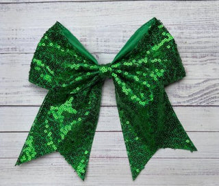 Sequin Cheerleader Bows - Boutique Bella Bellahair clip