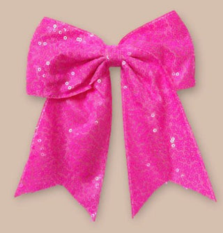 Sequin Cheerleader Bows - Boutique Bella Bellahair clip