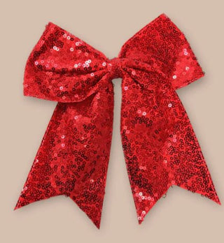 Sequin Cheerleader Bows - Boutique Bella Bellahair clip