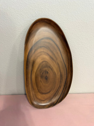 Sequoia Wood Organic Shape Tray - 19.5"x11.25" - Boutique Bella BellaServing Tray