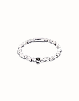 Ser Imparable - Beaded stretch bracelet with a skull - Boutique Bella BellaBracelet