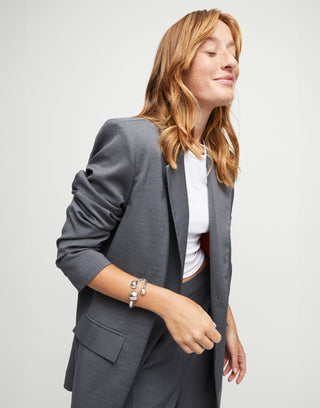 Ser Intrepida - 3 Beads Cuff Band - Boutique Bella BellaBracelet