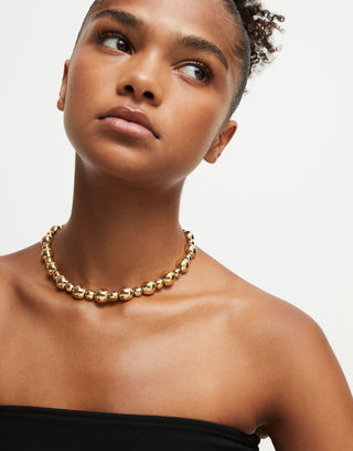 Ser Intrepida - Beaded Short Necklace - Boutique Bella Bellanecklace