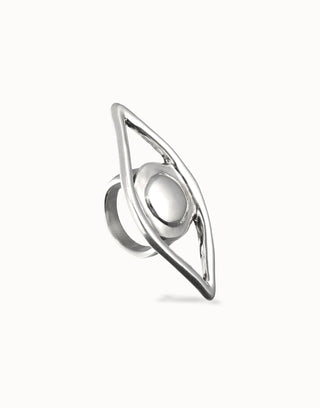 Ser Intuitiva - Big eye - shaped ring Silver - Boutique Bella BellaRing