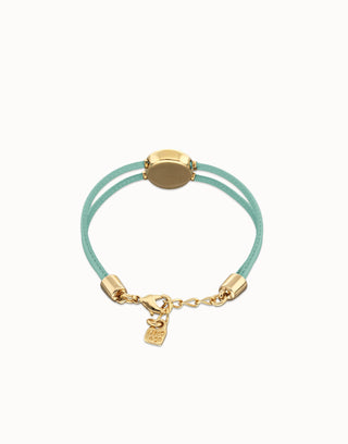 Ser Intuitiva December - Double Turquoise leather birthstone bracelet with eye - Boutique Bella BellaUno de 50 - Bracelet