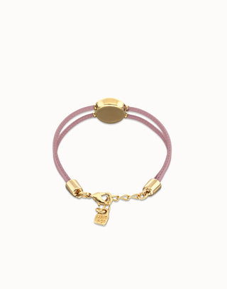 Ser Intuitiva February - Double lilac leather birthstone bracelet with eye - Boutique Bella BellaUno de 50 - Bracelet