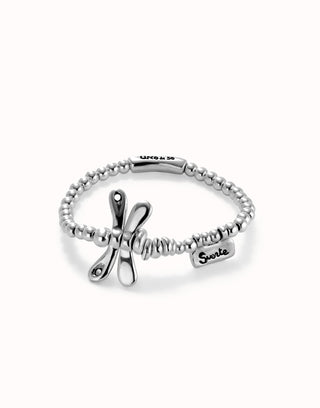 Ser Rebelde - Beaded stretch bracelet with a dragonfly - Boutique Bella BellaUno de 50 - Bracelet