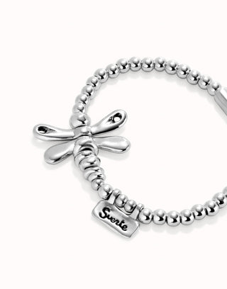 Ser Rebelde - Beaded stretch bracelet with a dragonfly - Boutique Bella BellaUno de 50 - Bracelet