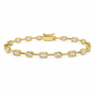 Serena Bezel Tennis Bracelet - Boutique Bella BellaBracelet