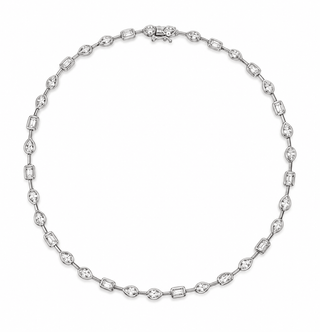 Serena Bezel Tennis Necklace - Boutique Bella BellaNecklace