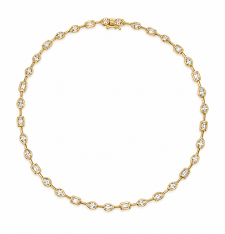 Serena Bezel Tennis Necklace - Boutique Bella BellaNecklace
