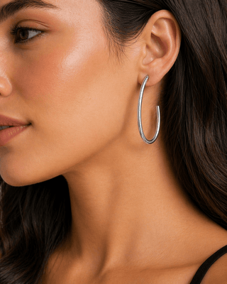 Serena Gold Hoop - Boutique Bella Bella