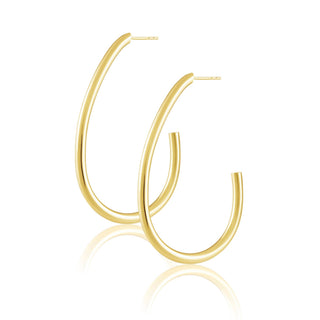Serena Gold Hoop - Boutique Bella Bella