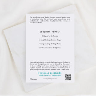 Serenity Blessing Bracelet 1 Medal [1] My Saint My Hero - Boutique Bella BellaBracelet