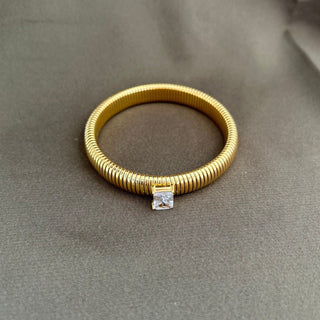 Serenity CZ Gold Bracelet - Boutique Bella Bella