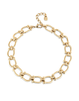 Serotonin Gold - Short link chain necklace - Boutique Bella BellaUno de 50 - Necklace