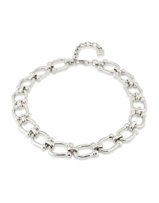 Serotonin Silver - Short link chain necklace - Boutique Bella BellaUno de 50 - Necklace