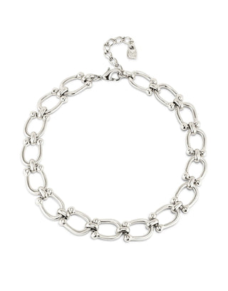 Serotonin Silver - Short link chain necklace - Boutique Bella BellaUno de 50 - Necklace